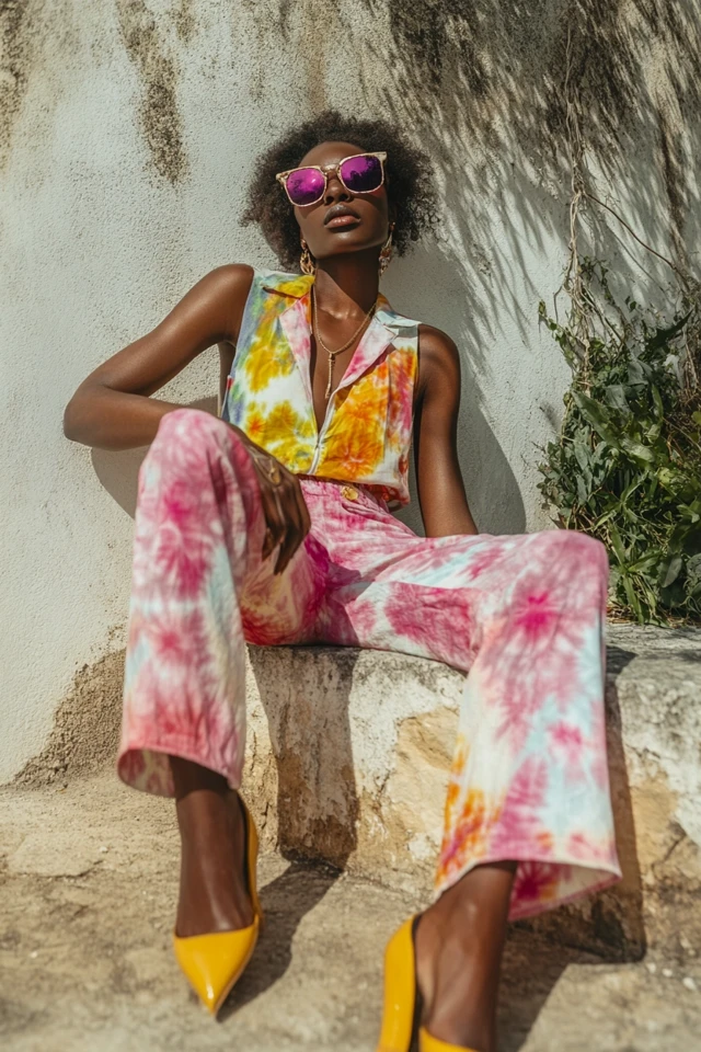 Styling Tie-Dye Accessories for a Retro Twist