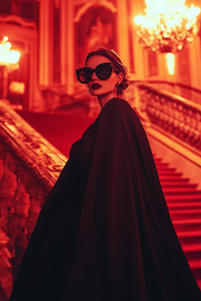 Flowy Cape Dresses for Grand Entrance Events: Grace, Drama, and Effortless Elegance