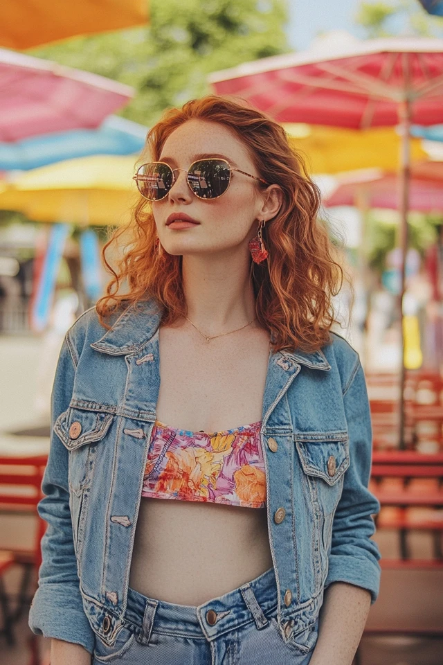 Casual Ice Cream Date Outfits with Denim Jackets: Effortless Style for Sweet Moments