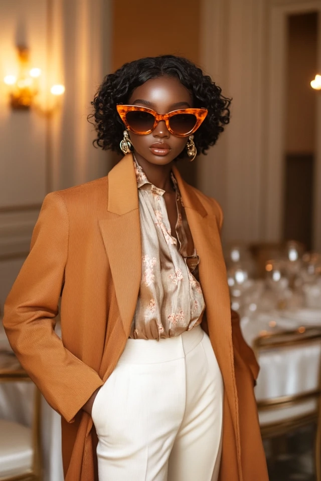 Sophisticated Family Dinner Attire with Polished Coats: Elegance Meets Comfort for Memorable Gatherings
