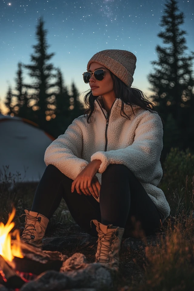 Fleece Pullovers for Cold Camping Nights