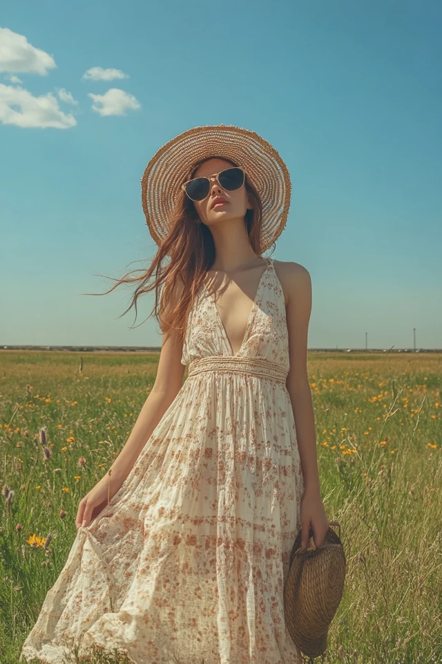 Lightweight Bohemian Dresses for Warm, Sunny Days