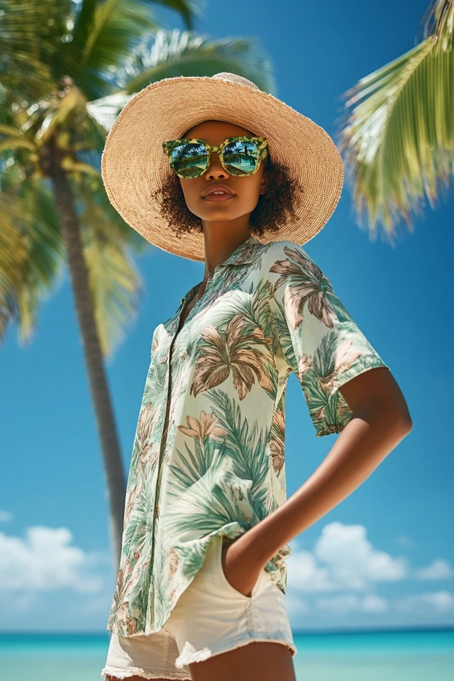 UV-Protective Tunic Tops for High Sun Intensity