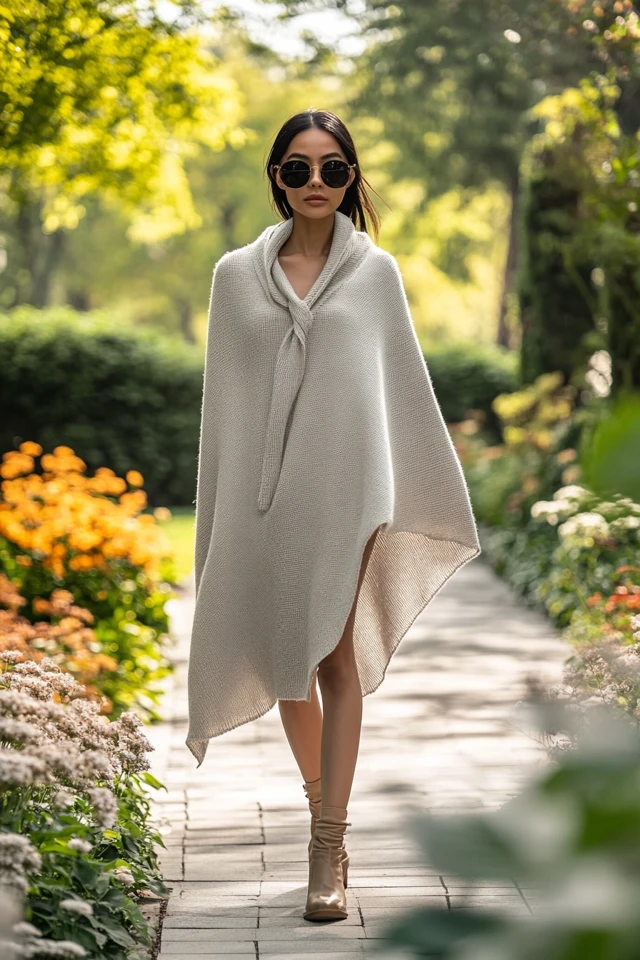 Soft Knit Wraps for Warm Yet Light Coverage